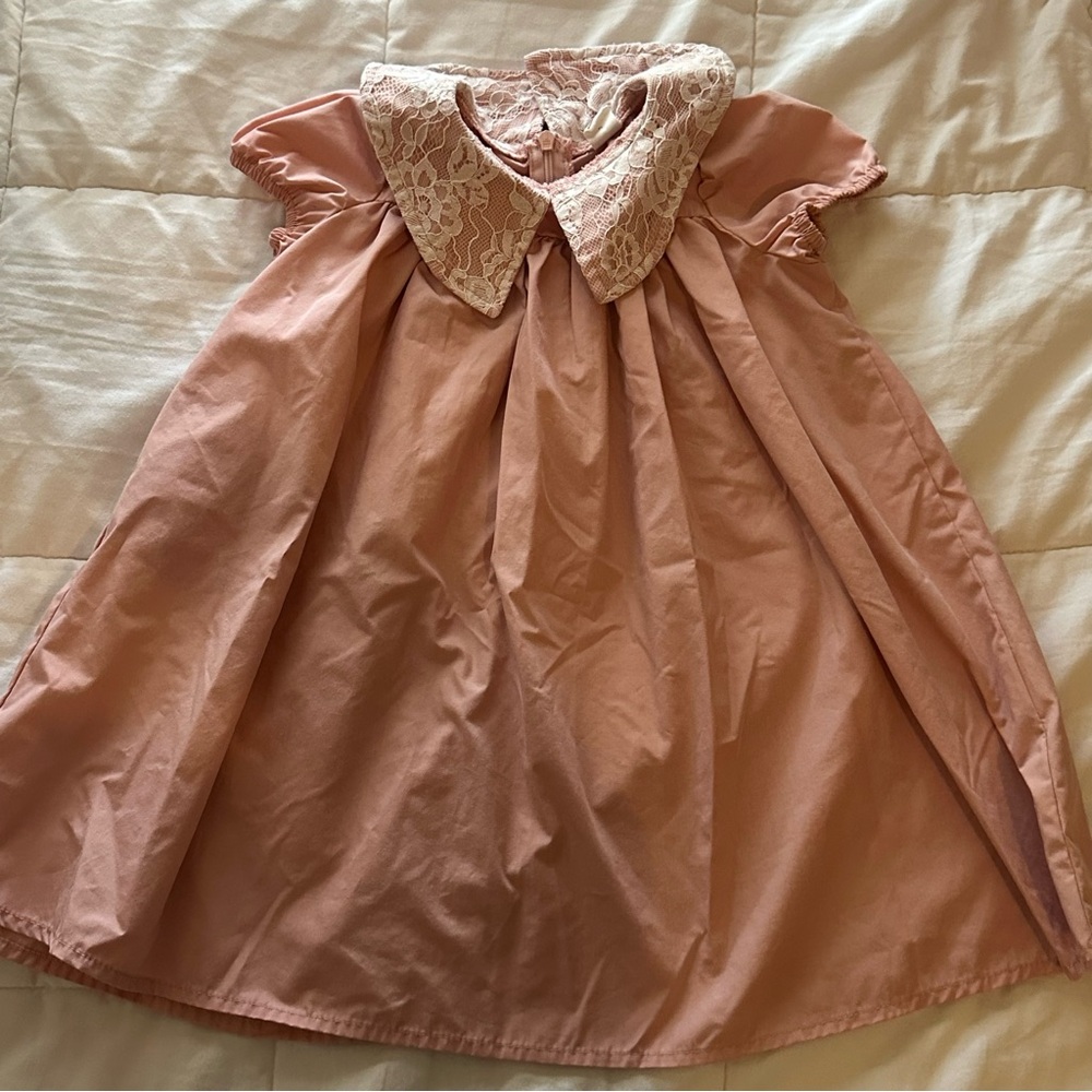 SHEIN Blush Lace Detail Garment